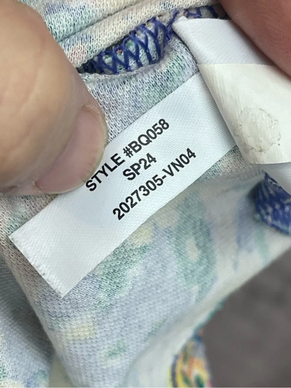 J Crew classic fit performance polo yellow and blue floral size medium